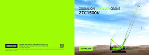 Rupskranen - Traliearm Zoomlion ZCC1500V