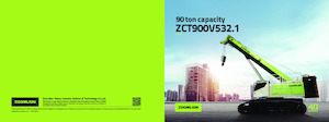 Rupskranen - Telescooparm Zoomlion ZCT900V532.1