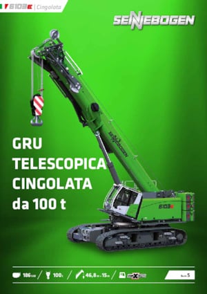 Rupskranen - Telescooparm Sennebogen 6103 E