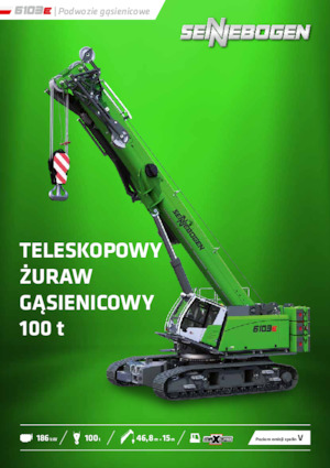 Rupskranen - Telescooparm Sennebogen 6103 E