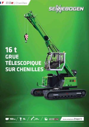 Rupskranen - Telescooparm Sennebogen 613E