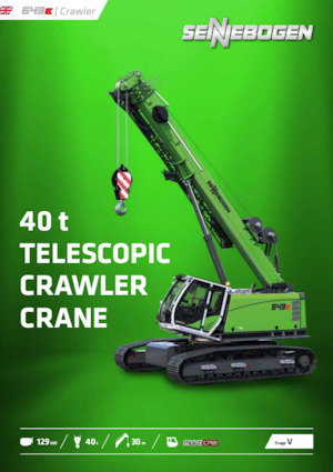 Rupskranen - Telescooparm Sennebogen 643E