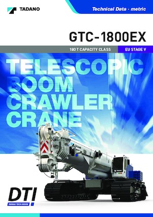 Rupskranen - Telescooparm Tadano GTC-2000