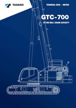 Rupskranen - Telescooparm Tadano GTC-700