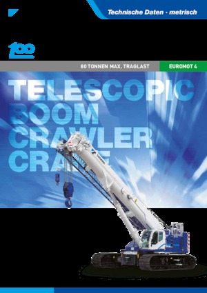 Rupskranen - Telescooparm Tadano GTC-800