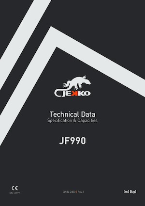 Rupskranen - Telescooparm Jekko JF990