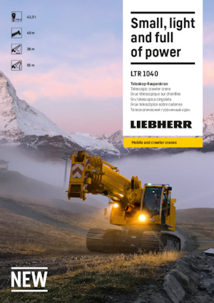 Rupskranen - Telescooparm Liebherr LTR 1040
