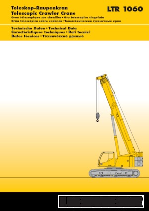 Rupskranen - Telescooparm Liebherr LTR 1060