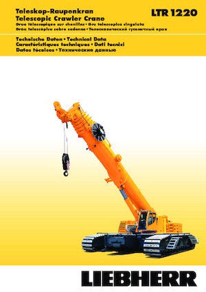 Rupskranen - Telescooparm Liebherr LTR 1220