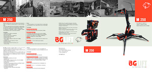 Rupskranen - Telescooparm BG Lift M 250