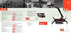 Rupskranen - Telescooparm BG Lift M 400