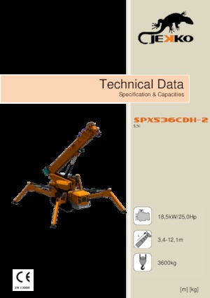 Rupskranen - Telescooparm Jekko SPX536