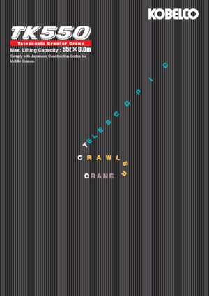Rupskranen - Telescooparm Kobelco TK550