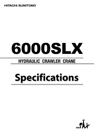 Rupskranen - Traliearm Hitachi Sumitomo 6000 SL-X