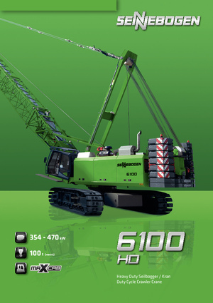 Rupskranen - Traliearm Sennebogen 6100 HD-B