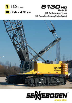 Rupskranen - Traliearm Sennebogen 6130 HD