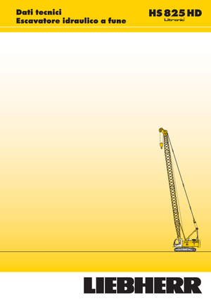 Rupskranen - Traliearm Liebherr HS 825 HD Litr.