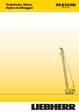 Rupskranen - Traliearm Liebherr HS 835 HD Litr.