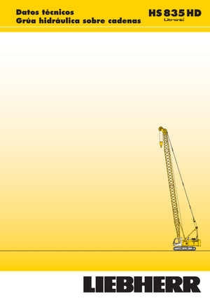 Rupskranen - Traliearm Liebherr HS 835 HD Litr.