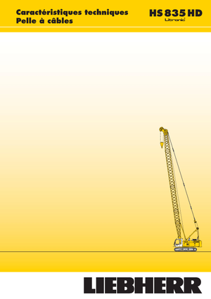 Rupskranen - Traliearm Liebherr HS 835 HD Litr.
