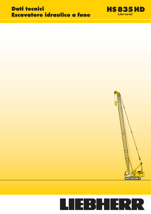 Rupskranen - Traliearm Liebherr HS 835 HD Litr.
