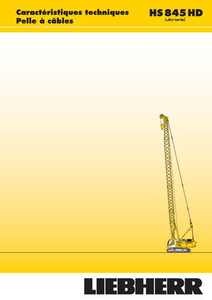 Rupskranen - Traliearm Liebherr HS 845 HD Litr.