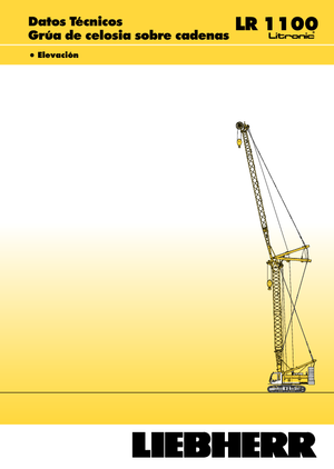 Rupskranen - Traliearm Liebherr LR 1100
