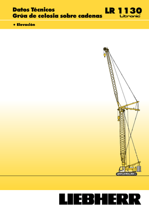 Rupskranen - Traliearm Liebherr LR 1110