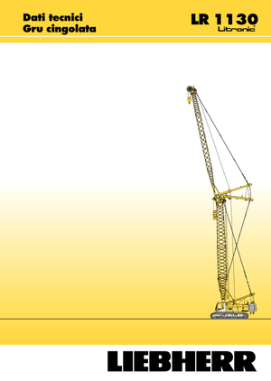 Rupskranen - Traliearm Liebherr LR 1110