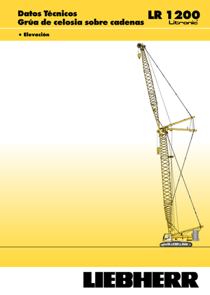 Rupskranen - Traliearm Liebherr LR 1200