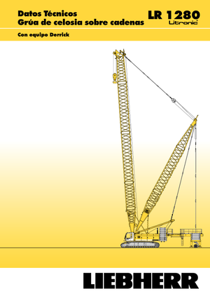 Rupskranen - Traliearm Liebherr LR 1280
