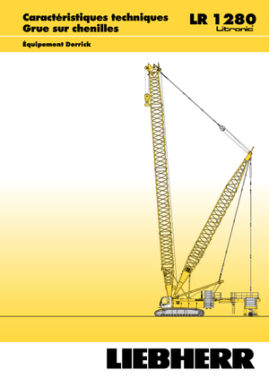 Rupskranen - Traliearm Liebherr LR 1280