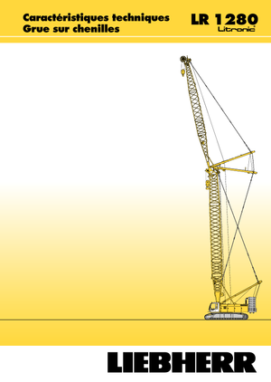 Rupskranen - Traliearm Liebherr LR 1280