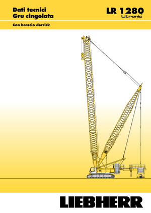Rupskranen - Traliearm Liebherr LR 1280
