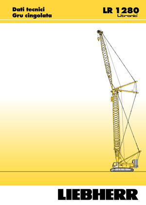 Rupskranen - Traliearm Liebherr LR 1280