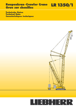 Rupskranen - Traliearm Liebherr LR 1350/1