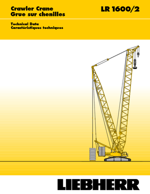 Rupskranen - Traliearm Liebherr LR 1600/2
