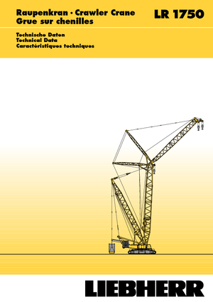 Rupskranen - Traliearm Liebherr LR 1750