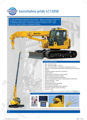 Rupskranen - Telescooparm Maeda LC 1385 B