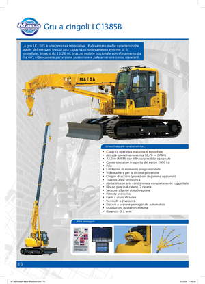 Rupskranen - Telescooparm Maeda LC 1385 B