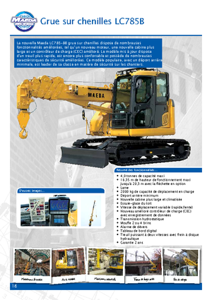 Rupskranen - Telescooparm Maeda LC 785