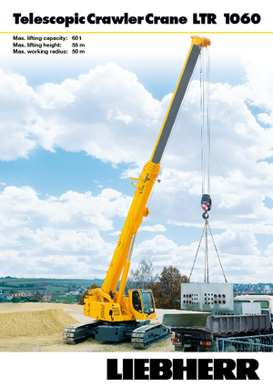 Rupskranen - Telescooparm Liebherr LTR 1060