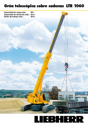 Rupskranen - Telescooparm Liebherr LTR 1060