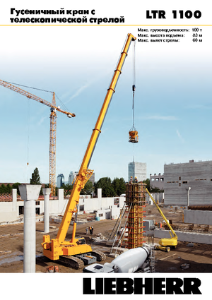 Rupskranen - Telescooparm Liebherr LTR 1100