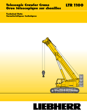 Rupskranen - Telescooparm Liebherr LTR 1100