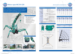Rupskranen - Telescooparm Maeda MC 104 CER *