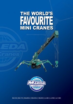 Rupskranen - Telescooparm Maeda MC 405 CRME