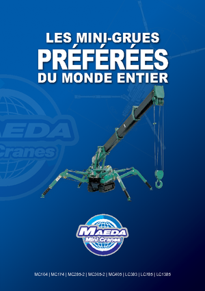 Rupskranen - Telescooparm Maeda MC 405 CRME