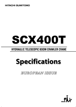 Rupskranen - Telescooparm Hitachi Sumitomo SCX 400 T