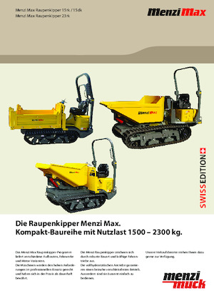 Rupsdumpers Menzi 23rk